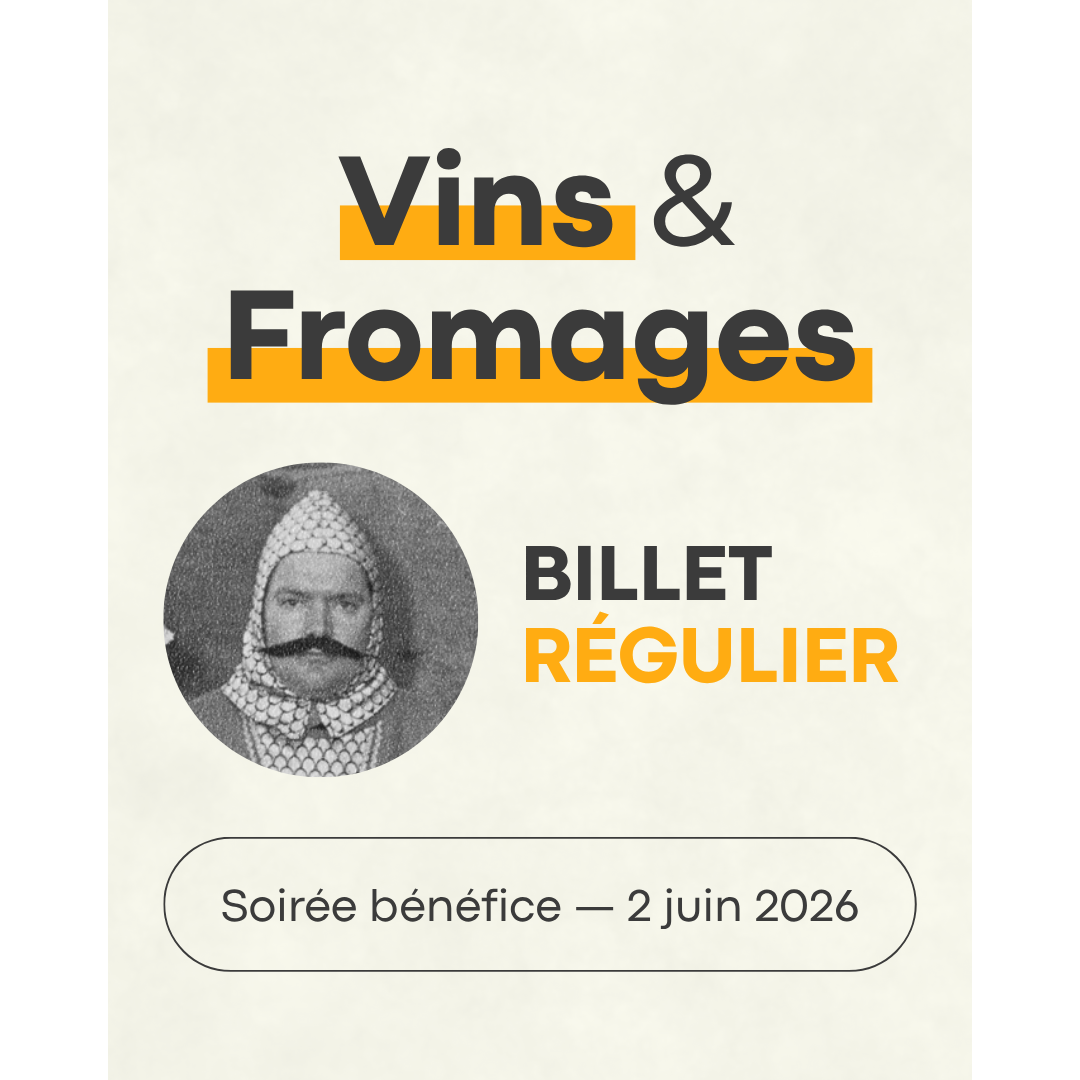 Billet Souper bénéfice — RÉGULIER